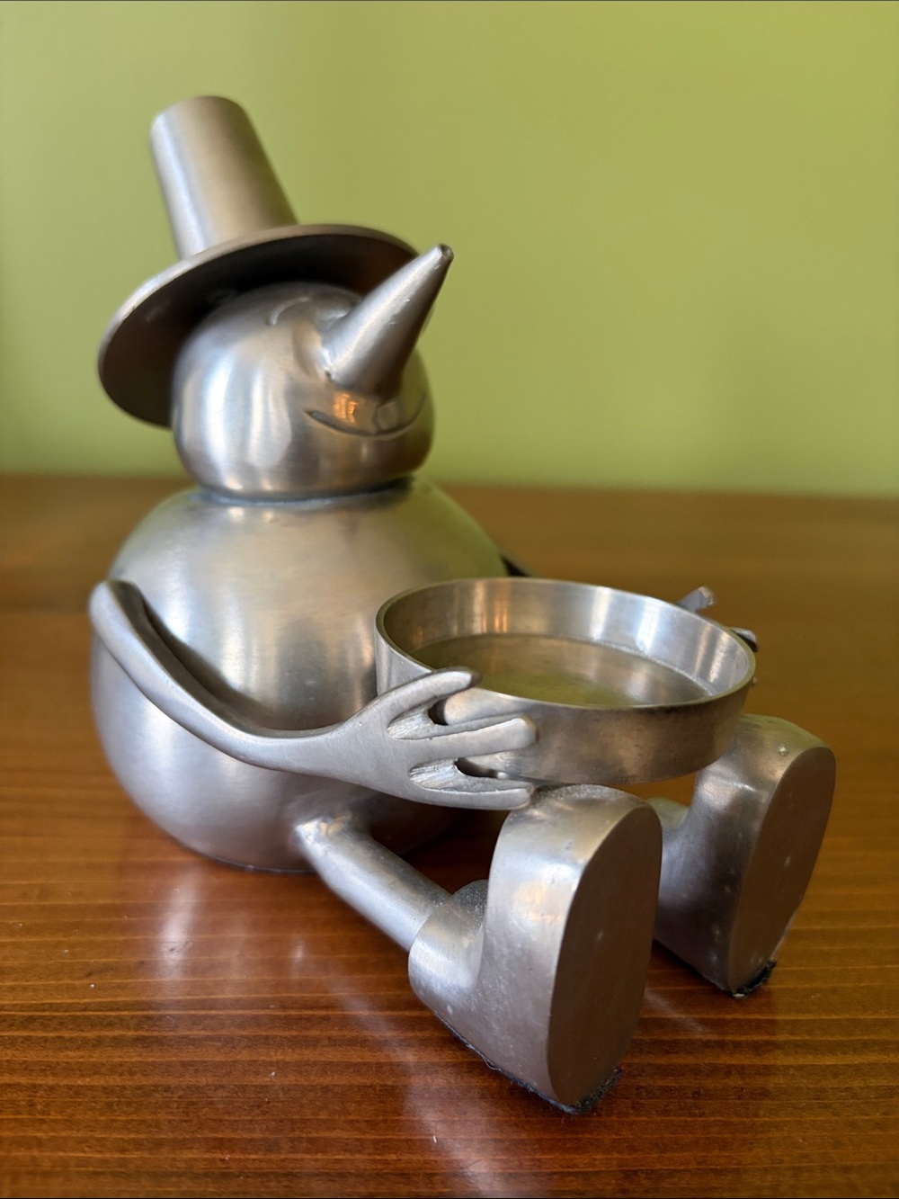 Eddie Bauer Holiday Snowman Candle Holder